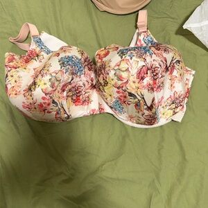 Cacique Balconette Floral Bra 40H